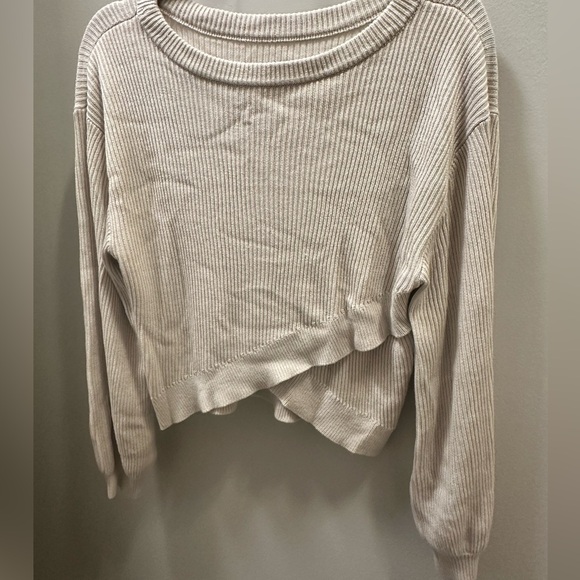 Lululemon Reversible Crossover Merino Wool Sweater - Picture 7 of 8